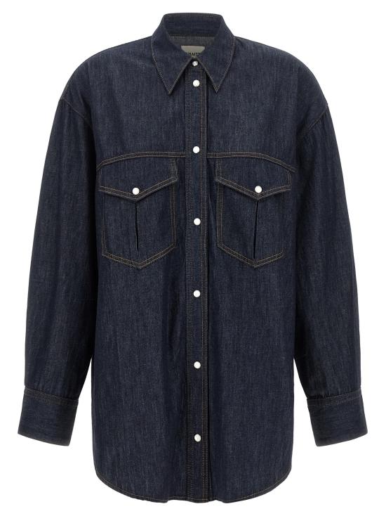 26FW 케이트 데님 셔츠 KH339257BM NAVY