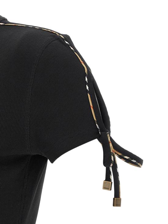26FW 버버리 미디 원피스 BU338047BM BLACK - BURBERRY