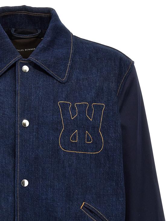  웨일즈보너 데님 자켓 WA304224BM NAVY - WALES BONNER