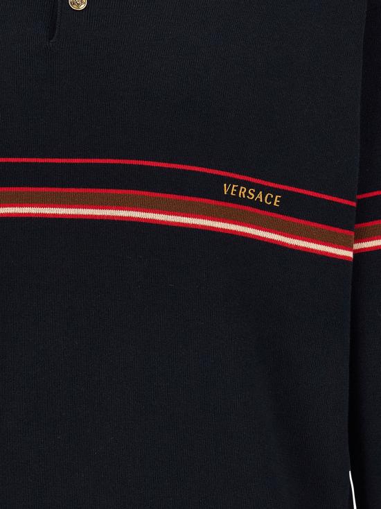 26FW 베르사체 탑 VE336901BM NAVY - VERSACE
