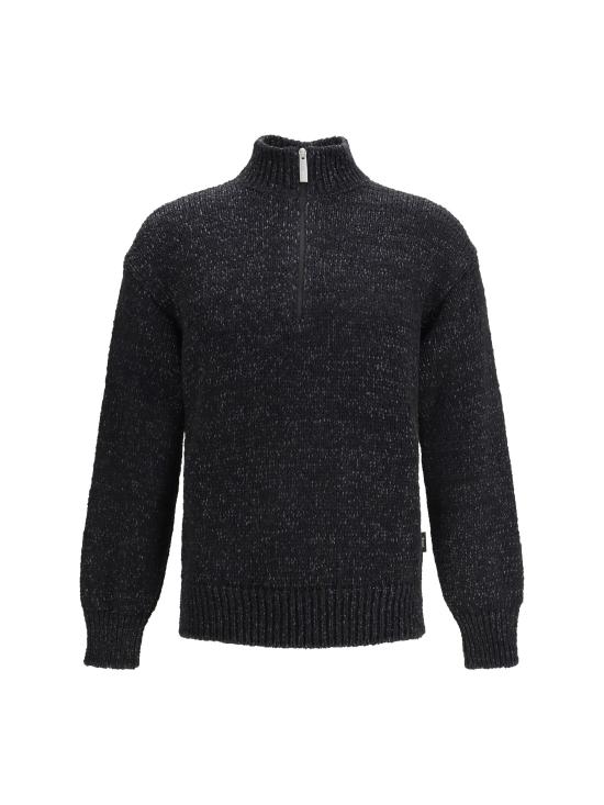 26SS 라미나르 집업 니트 ML00004UL72134 9300 BLACK
