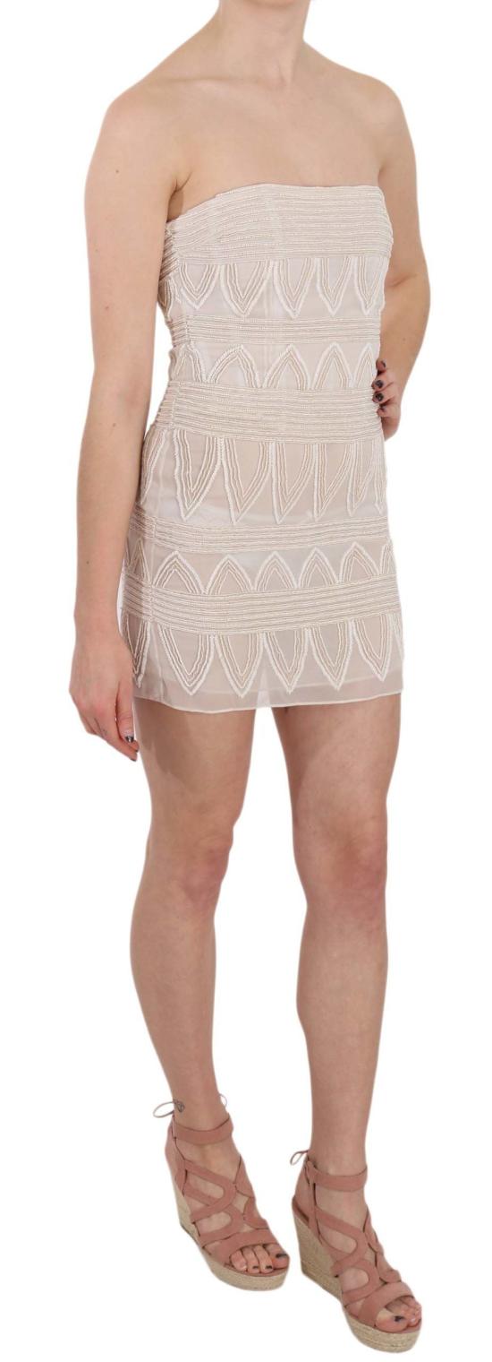  존 리치몬드 숏 원피스 DR1689 BEIGE