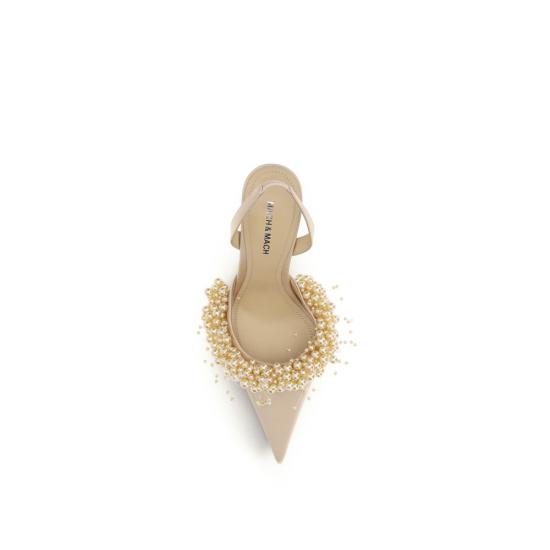 26SS 마흐앤마흐 힐/펌프스 MASS26S100385CRPLGDGOLDENBB BEIGE - MACH&MACH