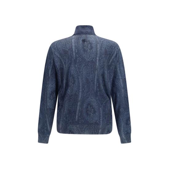 26FW 에트로 터틀넥 ETMRKF0079AK464X0883BB BLUE - ETRO