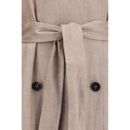 26SS 브루넬로 쿠치넬리 트렌치 코트 BRMH5269873C920BB BEIGE - BRUNELLO CUCINELLI