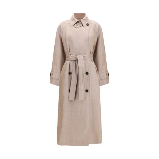 26SS 브루넬로 쿠치넬리 트렌치 코트 BRMH5269873C920BB BEIGE