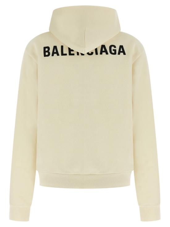 26SS 발렌시아가 후드 티셔츠 BA334030BM BEIGE - BALENCIAGA
