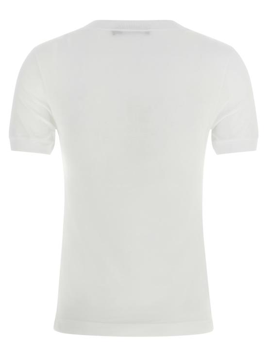 25FW 돌체앤가바나 폴로 티셔츠 DO316486BM WHITE - DOLCE & GABBANA