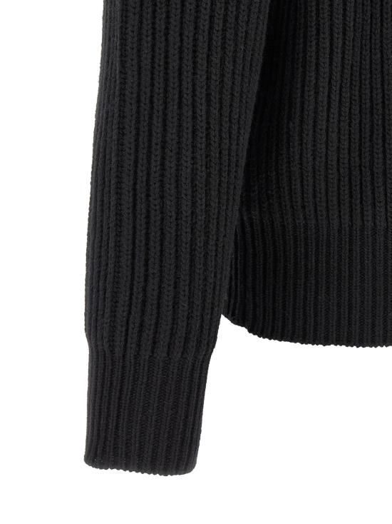 26FW MM6 메종마르지엘라 집업 니트 MM338344BM BLACK - MM6 MAISON MARGIELA