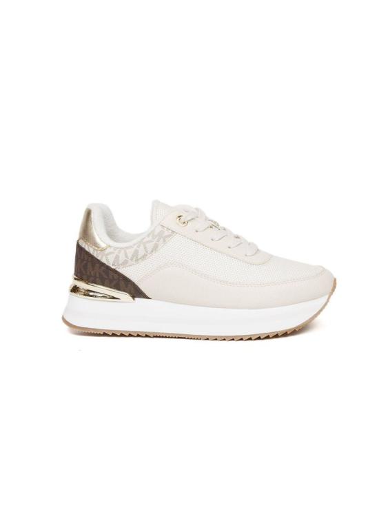  마이클 코어스 스니커즈 MASTER 49T5HAFS1D BROWN MULTI Michael Kors CREAM