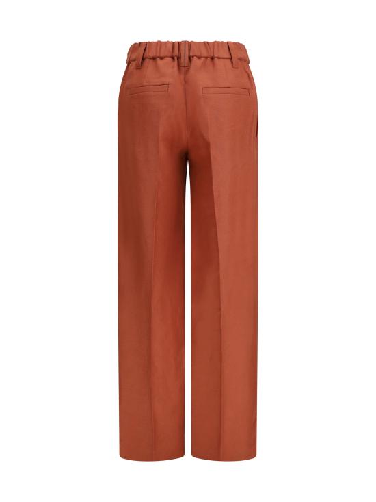26SS 브루넬로 쿠치넬리 수트 팬츠 MH527P9198 C8604 ORANGE - BRUNELLO CUCINELLI