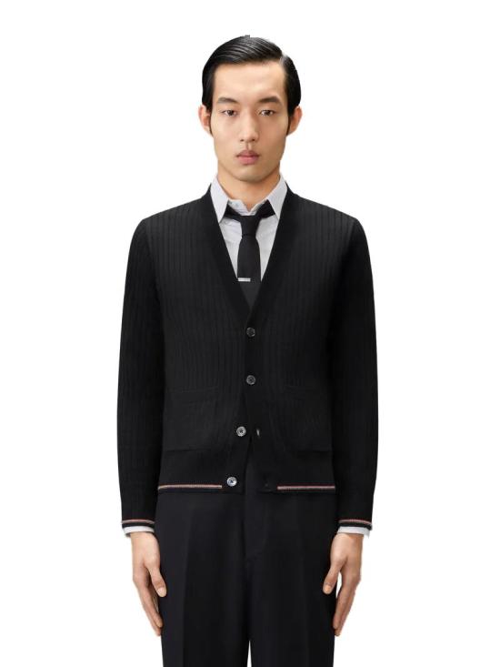  톰브라운 니트웨어 gid shopify ProductVariant 53727928680786 BLACK - THOM BROWNE