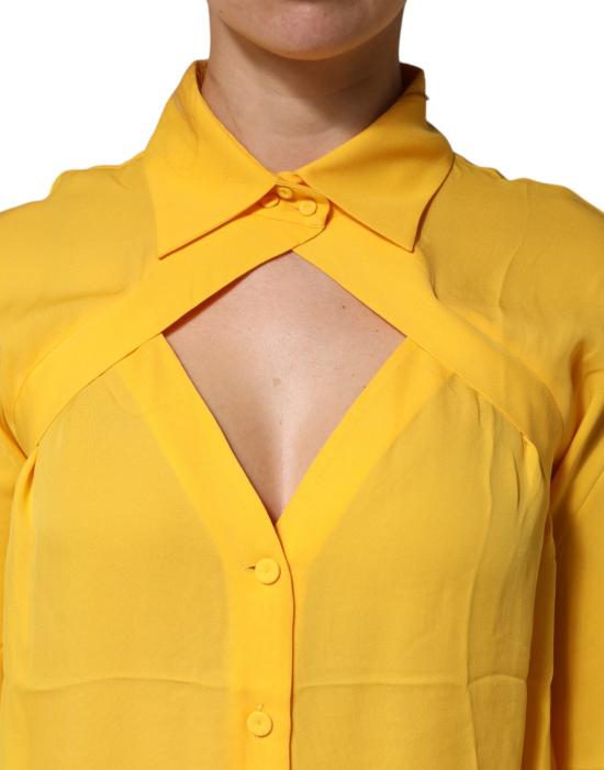  모스키노 블라우스 TSH91565 YELLOW - MOSCHINO
