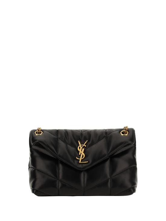 26FW 생로랑 루루 푸퍼 스몰 체인 백 5774761EL07 1000 BLACK