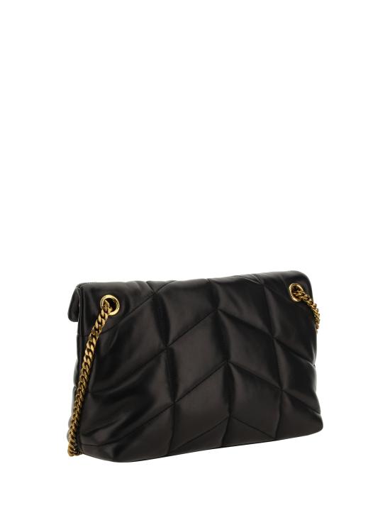 26FW 생로랑 루루 푸퍼 스몰 체인 백 5774761EL07 1000 BLACK - SAINT LAURENT