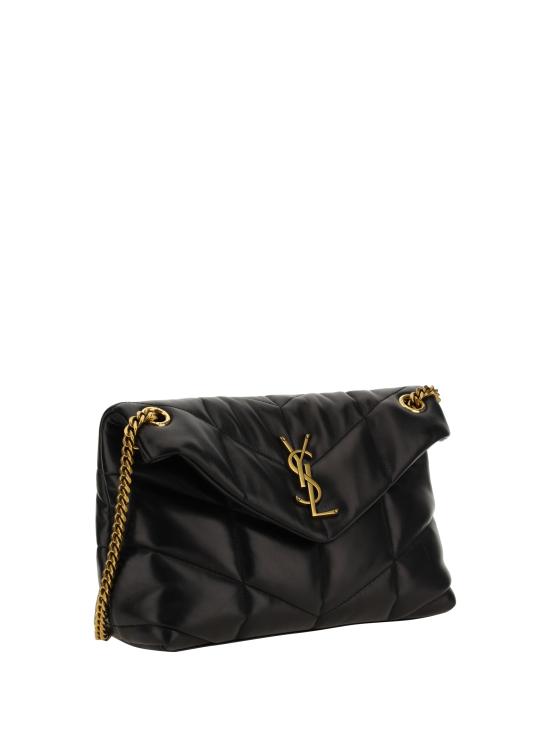 26FW 생로랑 루루 푸퍼 스몰 체인 백 5774761EL07 1000 BLACK - SAINT LAURENT