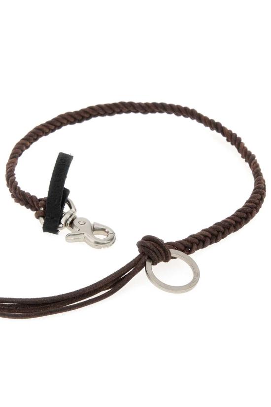 26SS 아워레가시 브레이디드 라돈 가죽 목걸이 브레이디드 라돈 가죽 목걸이 A2268LBR BROWNLEATHER - OUR LEGACY