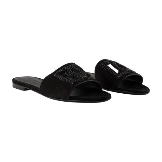 25FW 돌체앤가바나 뮬/슬리퍼 CONFIG GABS24001 BLACK - DOLCE & GABBANA