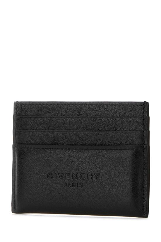 26SS 지방시 레더 안티고나 스탬프 카드 홀더 BK60G0K21L 001 BLACK - GIVENCHY