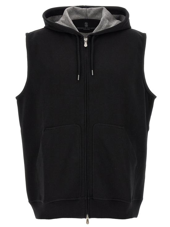 26SS 브루넬로 쿠치넬리 베스트 BR299247BM BLACK