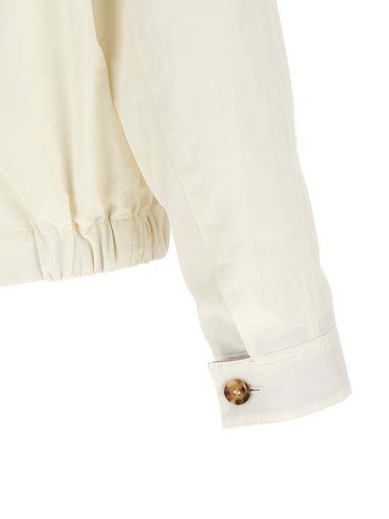 26SS 브루넬로 쿠치넬리 자켓 BR326378BM WHITE - BRUNELLO CUCINELLI