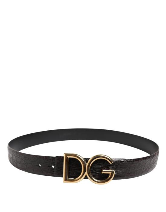  돌체앤가바나 가죽 벨트 BEL9376 BLACK - DOLCE & GABBANA