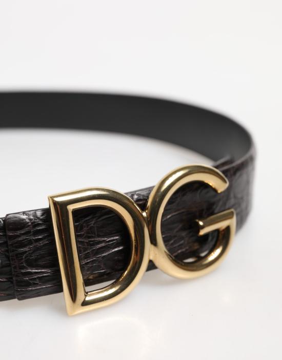  돌체앤가바나 가죽 벨트 BEL9376 BLACK - DOLCE & GABBANA
