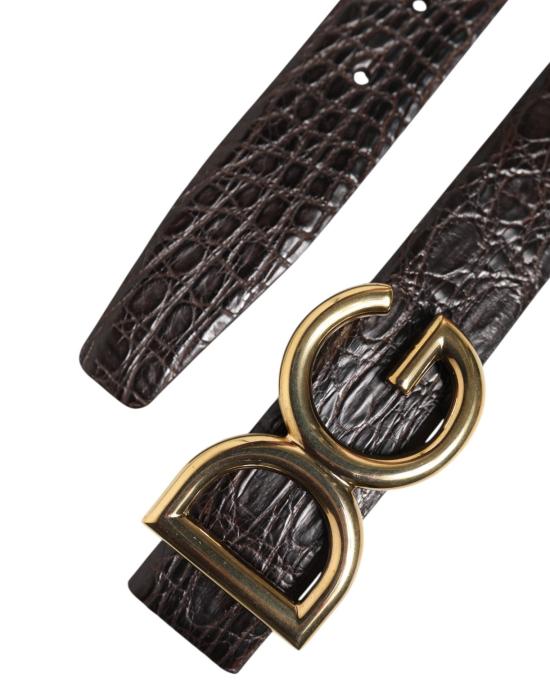  돌체앤가바나 가죽 벨트 BEL9376 BLACK - DOLCE & GABBANA