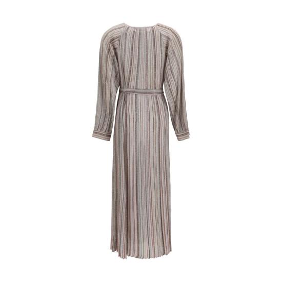 26FW 미소니 롱 원피스 MIDS26WM0JBK01J8S30GEBB MULTICOLOR - MISSONI