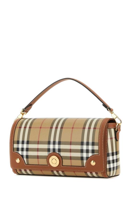  버버리 체크 노트 크로스백 8109787 A9534 BROWN - BURBERRY