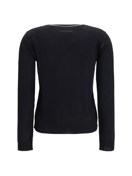 26FW MM6 메종마르지엘라 가디건 S52HP0044M13037 900 BLACK - MM6 MAISON MARGIELA