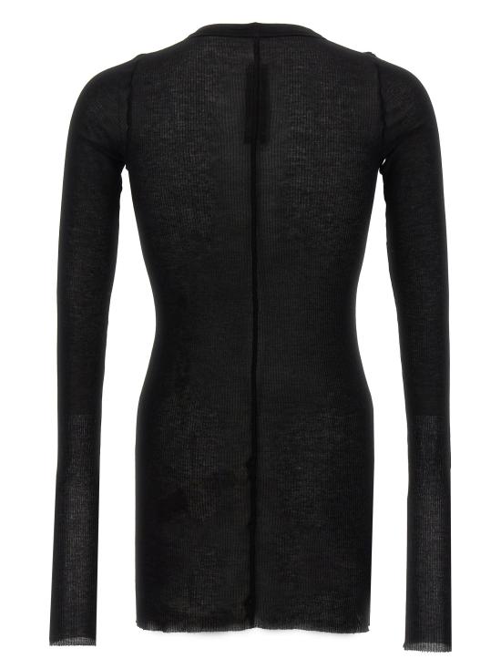  릭 오웬스 탑 RI325983BM BLACK - RICK OWENS
