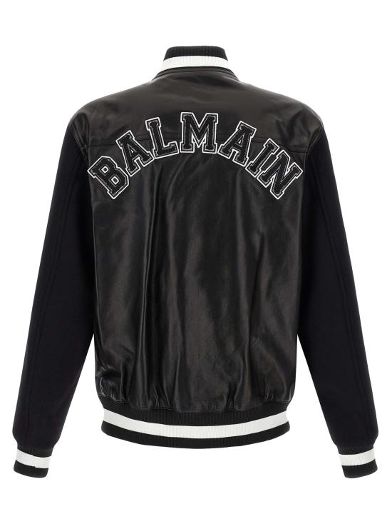 25FW 발망 봄버 자켓 BA318596BM BLACK - BALMAIN