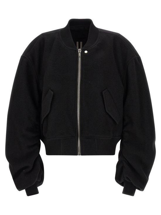 26FW 릭 오웬스 봄버 자켓 RI337228BM BLACK