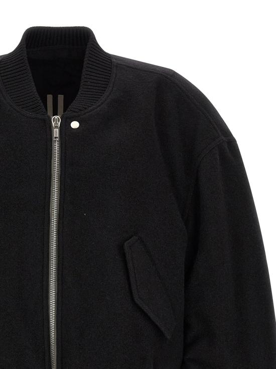 26FW 릭 오웬스 봄버 자켓 RI337228BM BLACK - RICK OWENS