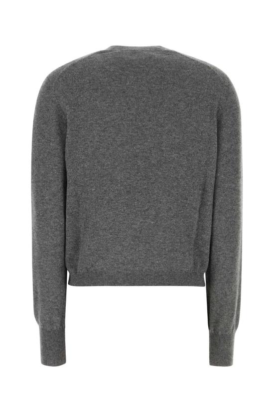 25FW 살바토레 페라가모 가디건 13H310784295 GRIGIOMELANGE GRAY - SALVATORE FERRAGAMO