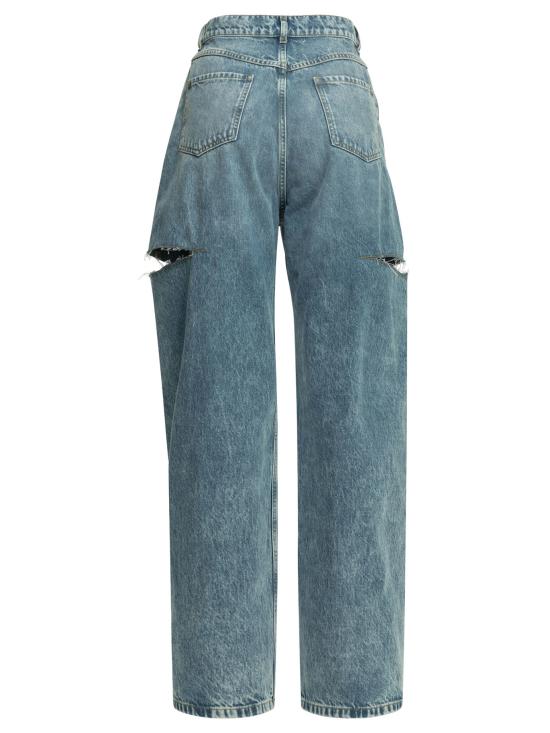 26FW 마르지엘라 코인 슬래쉬 디테일 진 S51LA0051S30513470 Blue - MAISON MARGIELA