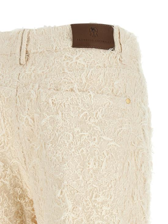 26SS 브루넬로 쿠치넬리 스트레이트 팬츠 BR338405BM BEIGE - BRUNELLO CUCINELLI
