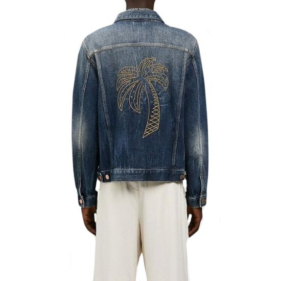  팜앤젤스 데님 자켓 PA 8992029475028 BLUE - PALM ANGELS