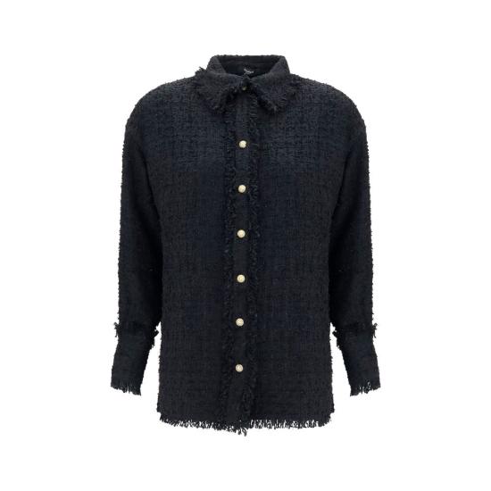 26FW 발망 셔츠 BAHF1HD005XM070PABB BLACK