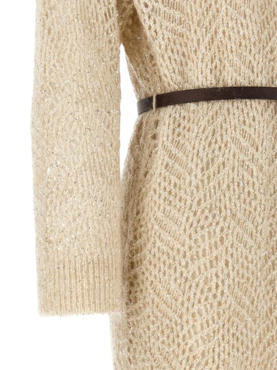 26FW 브루넬로 쿠치넬리 미디 원피스 BR338455BM BEIGE - BRUNELLO CUCINELLI