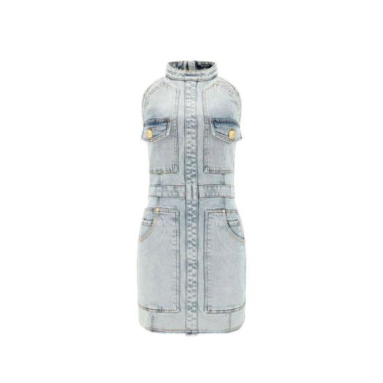  발망 데님 원피스 BA 8990318362836 BLUE