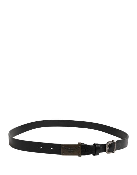  돌체앤가바나 가죽 벨트 BEL9644 BLACK - DOLCE & GABBANA