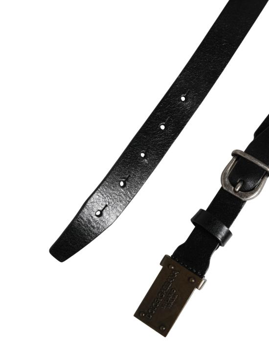  돌체앤가바나 가죽 벨트 BEL9644 BLACK - DOLCE & GABBANA