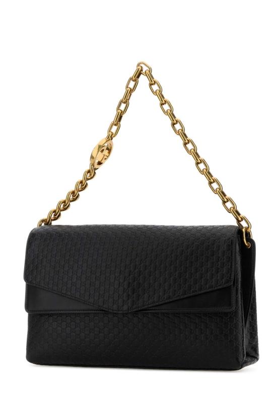 26SS 구찌 체인 라지 숄더백 857362AAF1I 1000 BLACK - GUCCI