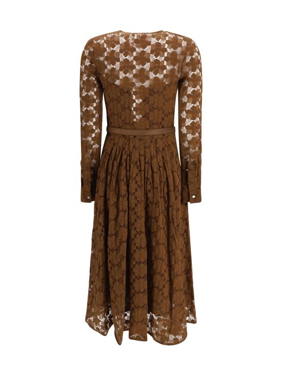 26SS 막스마라 스튜디오 미디 원피스 2616631011600 002 BROWN - MAX MARA STUDIO