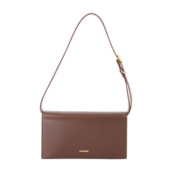 26FW 질샌더 숄더백 SAN026002 BROWN