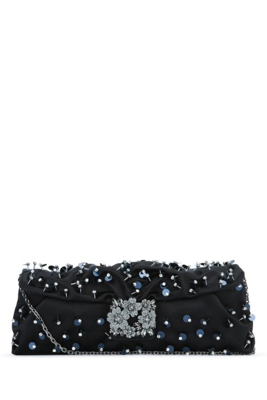26SS 로저비비에 클러치/파우치 RBWANVC3200RS0 B999 BLACK