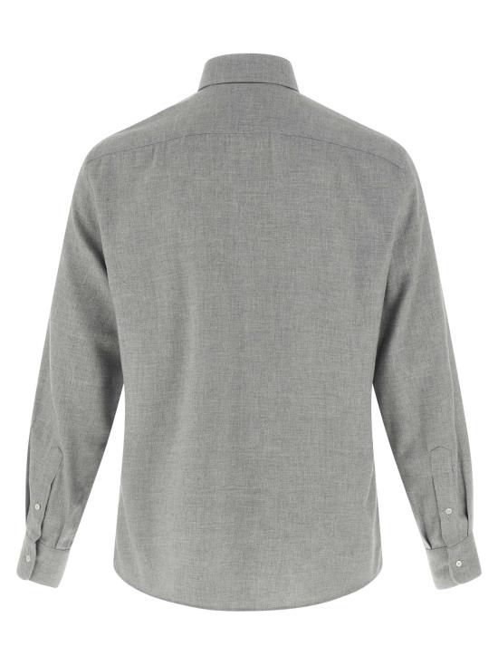 26FW 브루넬로 쿠치넬리 긴팔 셔츠 BR319268BM GRAY - BRUNELLO CUCINELLI