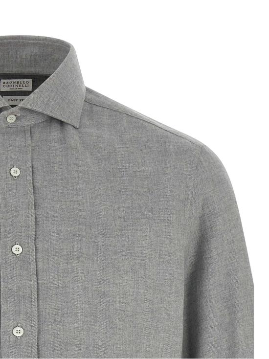 26FW 브루넬로 쿠치넬리 긴팔 셔츠 BR319268BM GRAY - BRUNELLO CUCINELLI